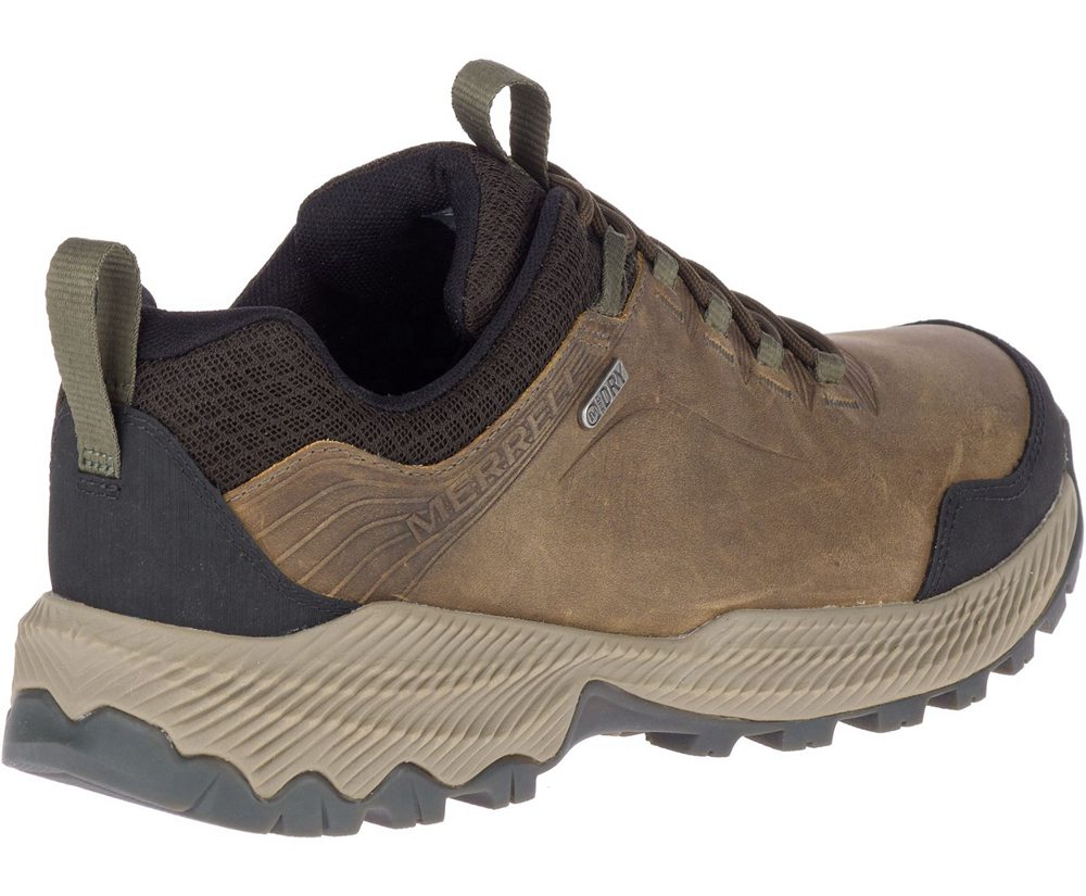 Merrell Hiking Shoes Brown - Forestbound Waterproof - Mens 95GUQRKAV